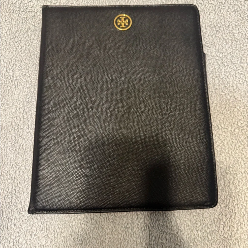 Tory Burch Black and Gold iPad Case